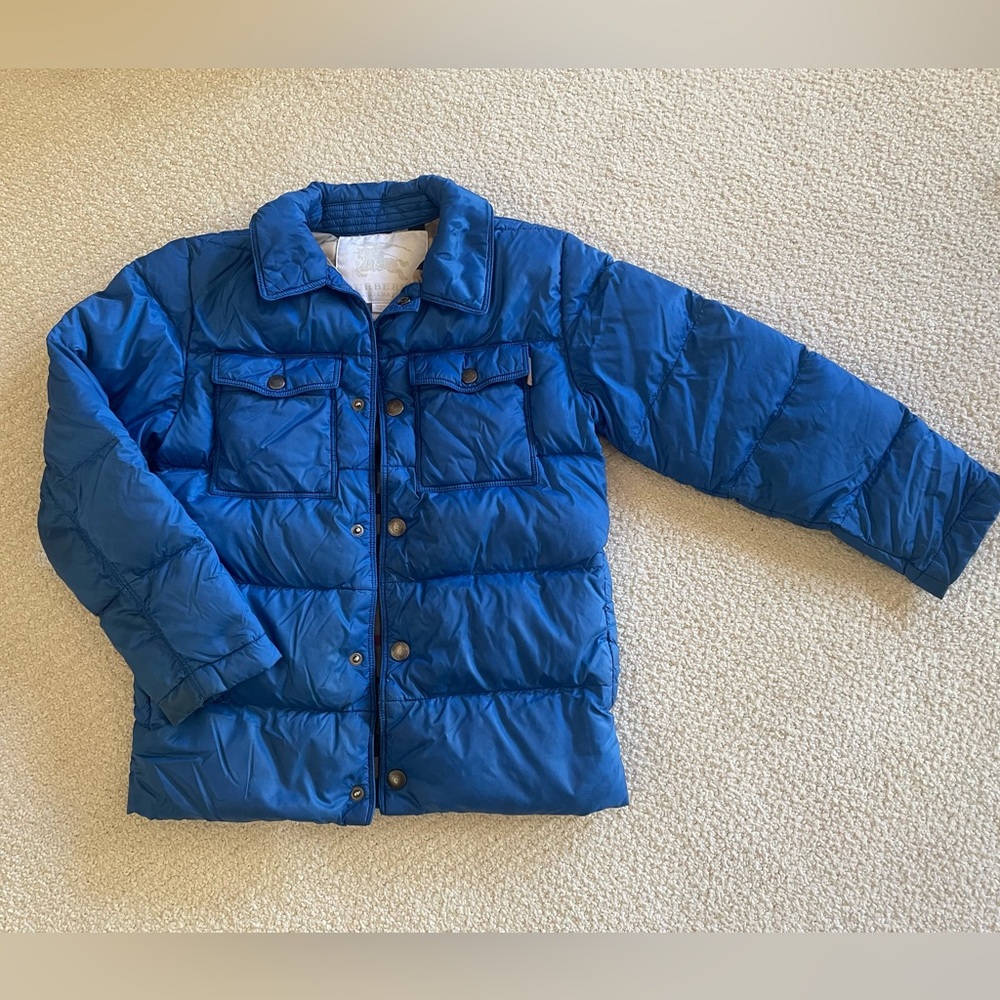 Burberry kids puffer jacket 6y authentic